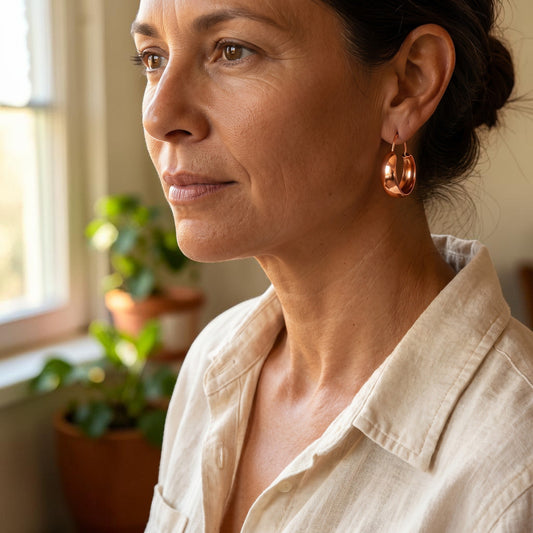 Mary's Dell Copper Earrings