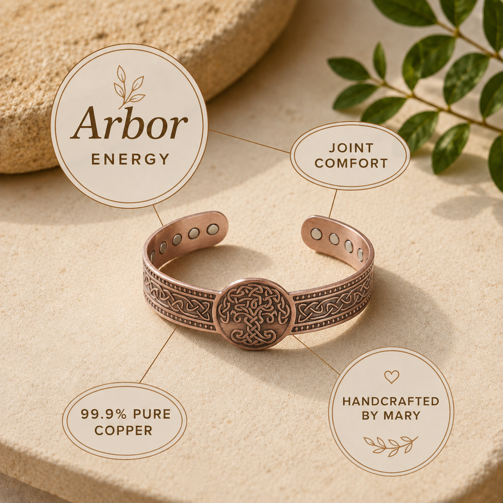 Mary's Arbor Copper Bracelet