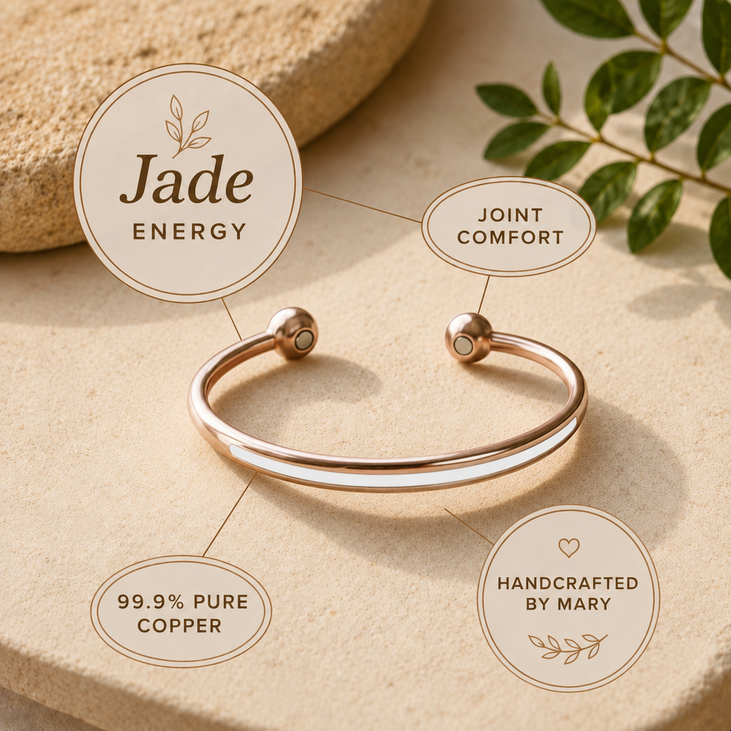 Mary's Jade Copper Bracelet