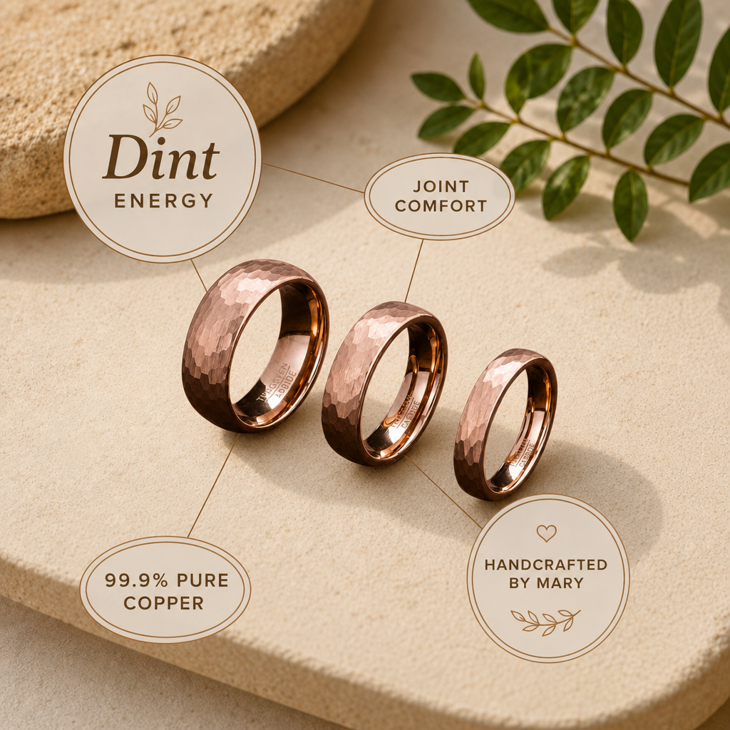 Mary's Dint Copper Ring