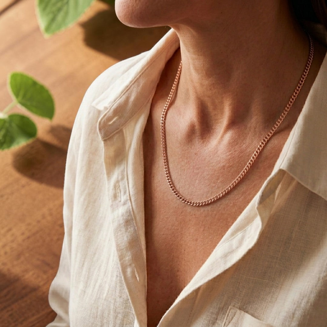 Mary's Chain Copper Necklace
