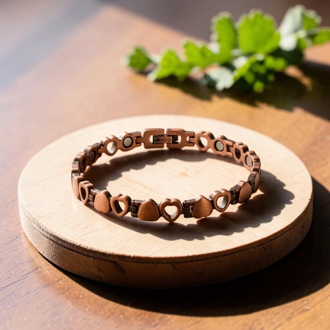 Mary's Amor Copper Anklet