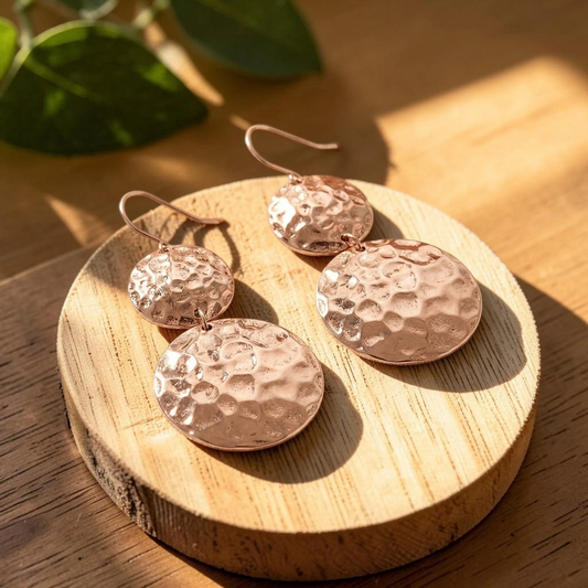 Mary's Soleil Copper Earrings