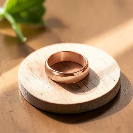 Mary's Plain Copper Ring