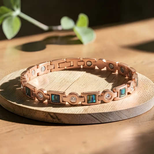 Mary's Salvia Big Copper Bracelet