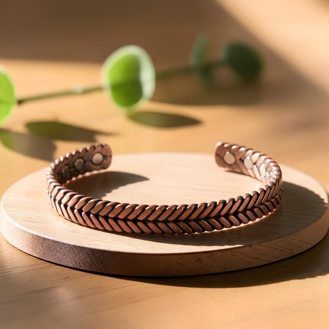 Mary's Wort Copper Bracelet