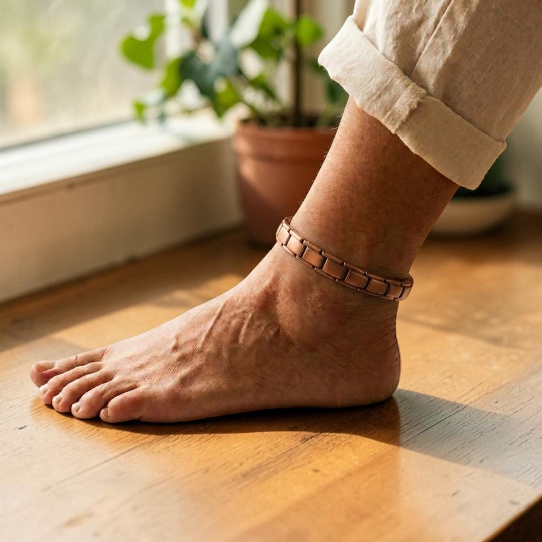 Mary's Shore Copper Anklet