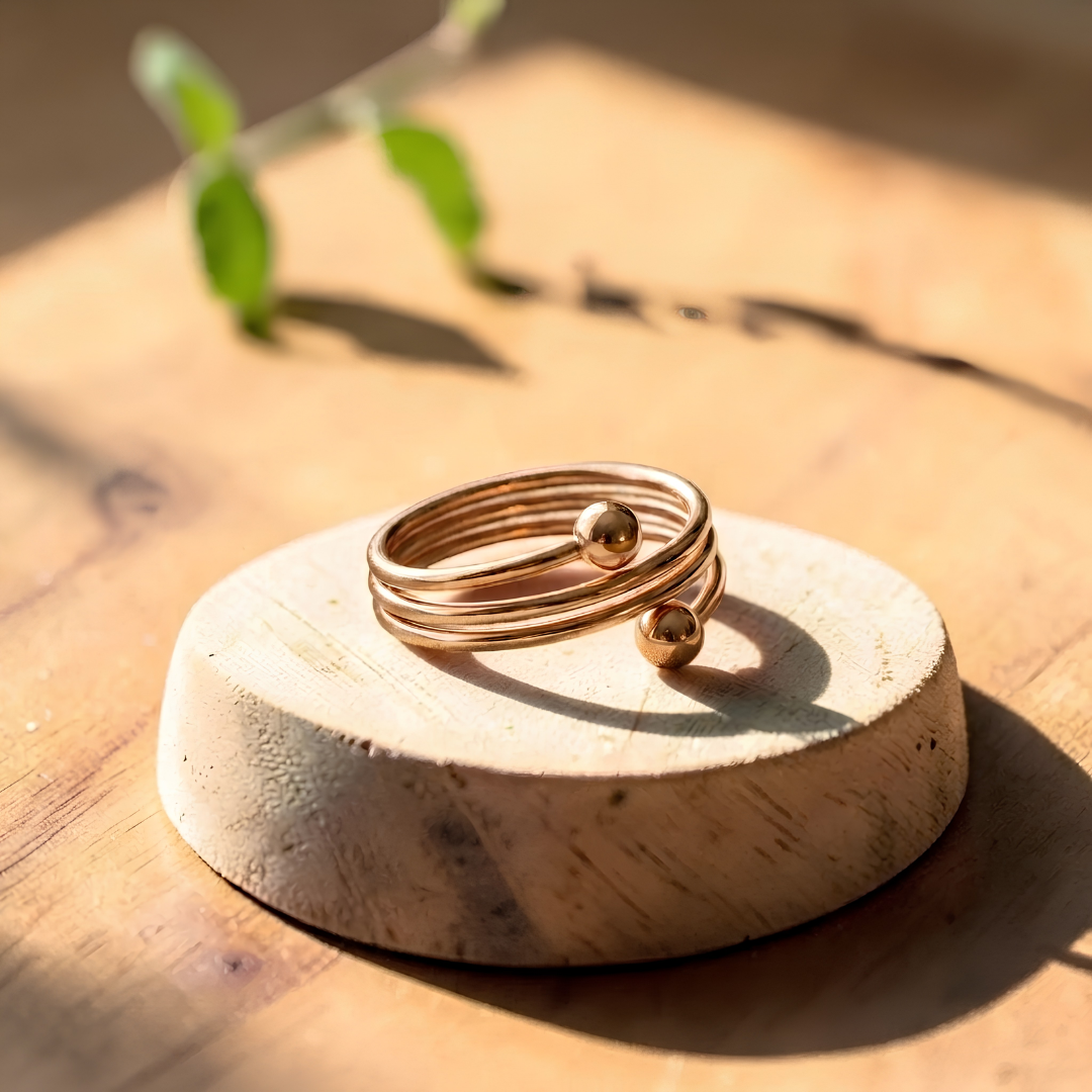 Mary's Silt Copper Ring Gold