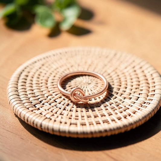 Mary's Lace Copper Ring