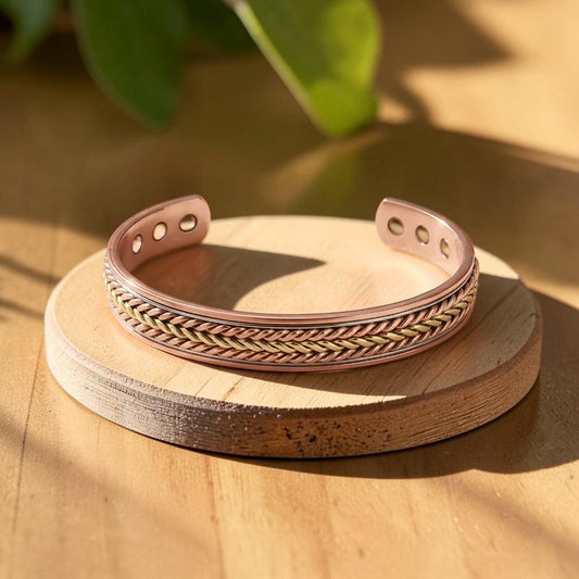 Mary's Weave Copper Bracelet