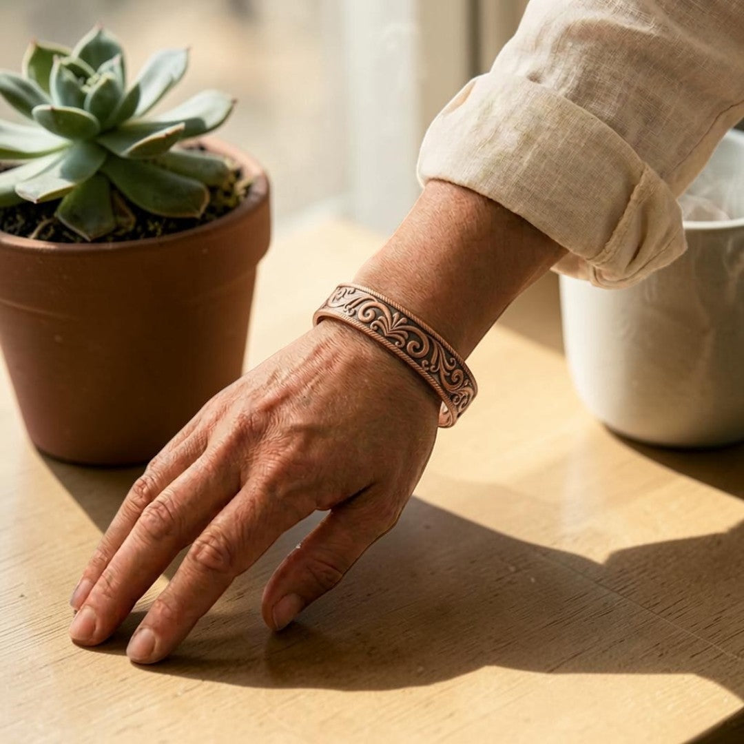 Mary's Rosa Copper Bracelet