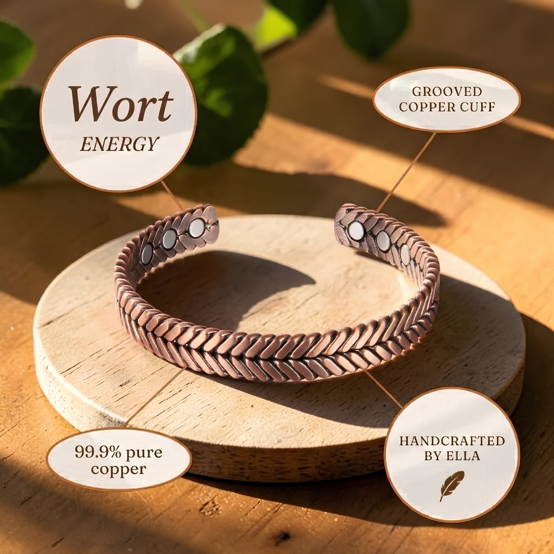 Mary's Wort Copper Bracelet