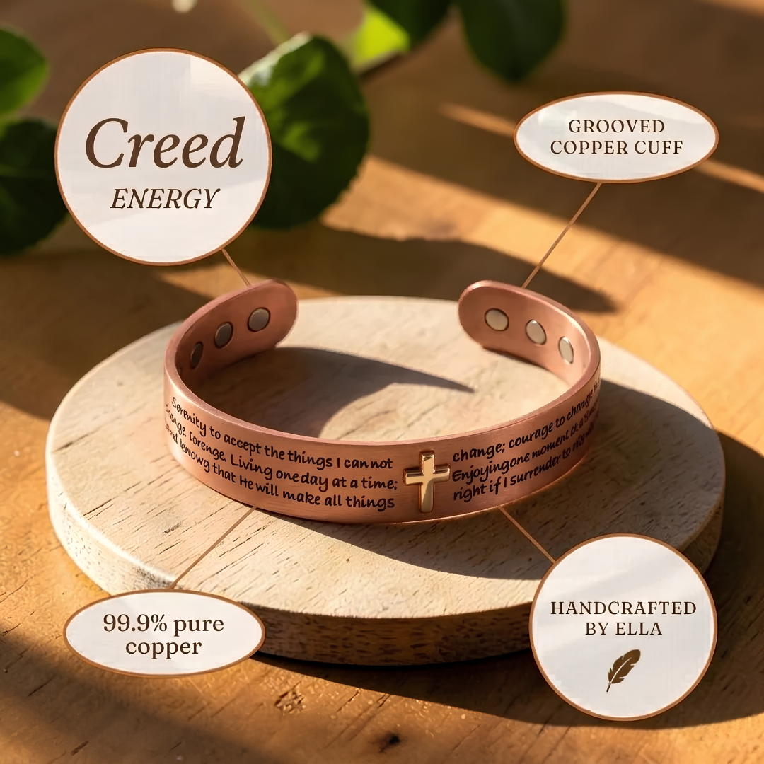 Mary's Creed Copper Bracelet