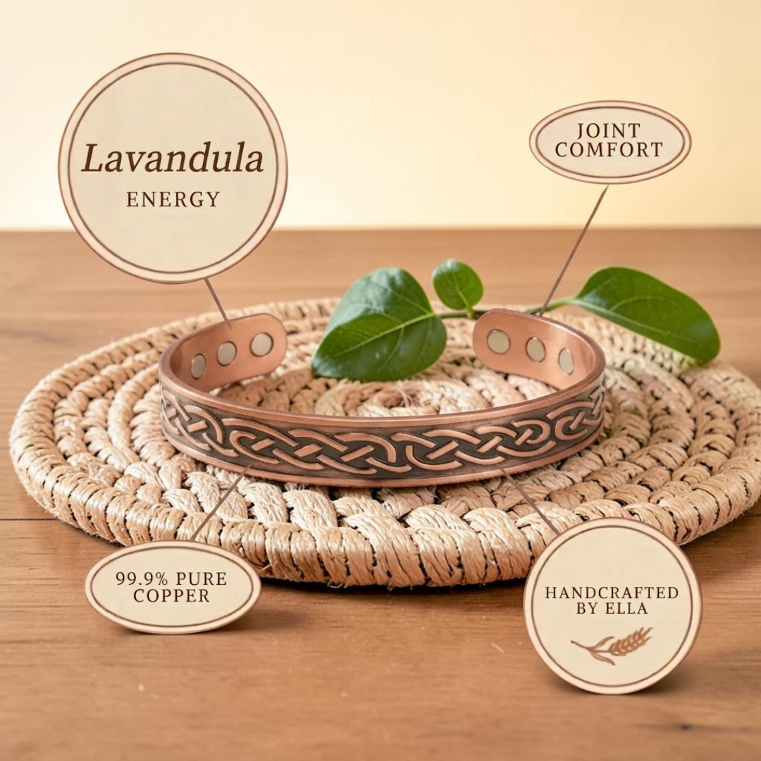 Mary's Lavandula Copper Bracelet