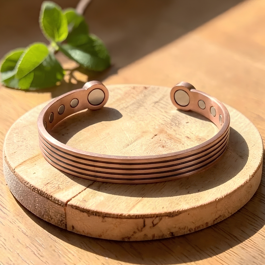 Mary's Sage Copper Bracelet