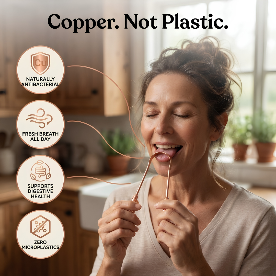Mary's Copper Tongue Scraper