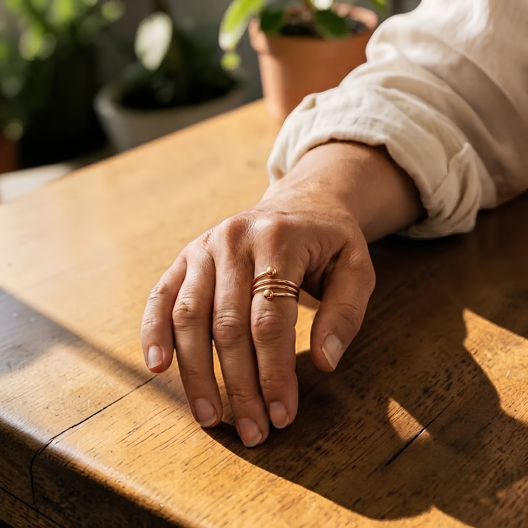 Mary's Silt Copper Ring Gold