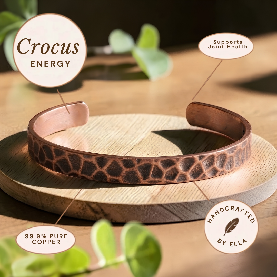 Mary's Crocus Copper Bracelet