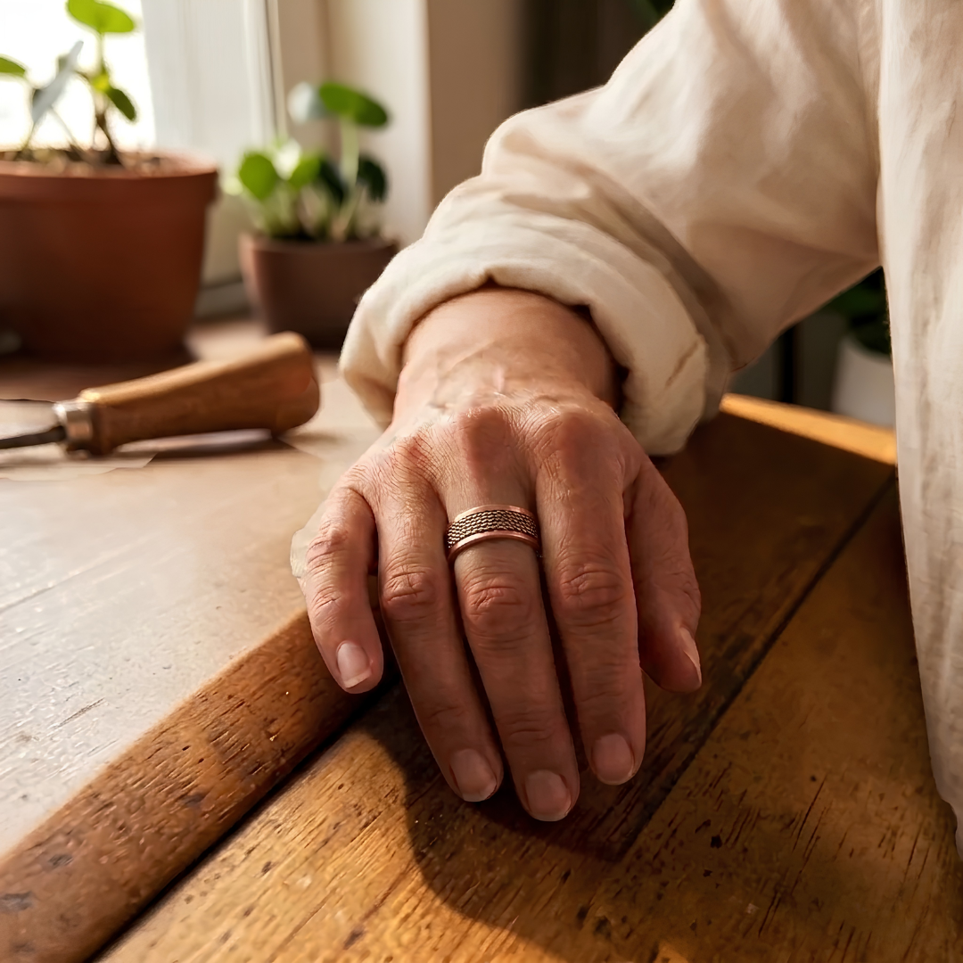 Mary's Arca Copper Ring