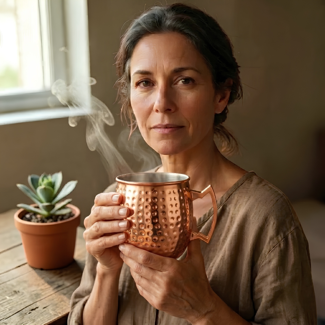 Mary's Copper Puncta Mug 350ml