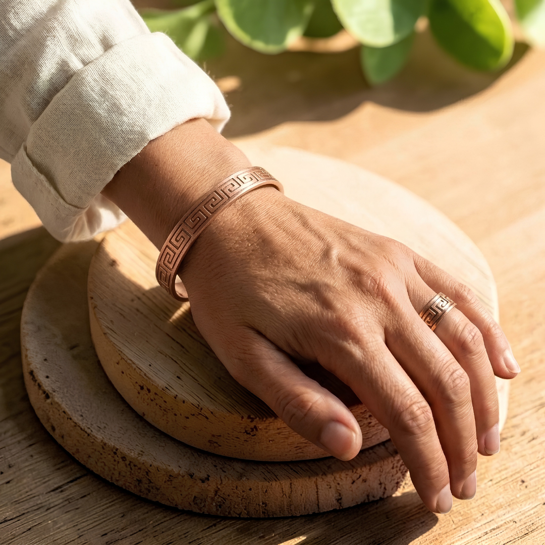 Mary's Farao Copper Ring