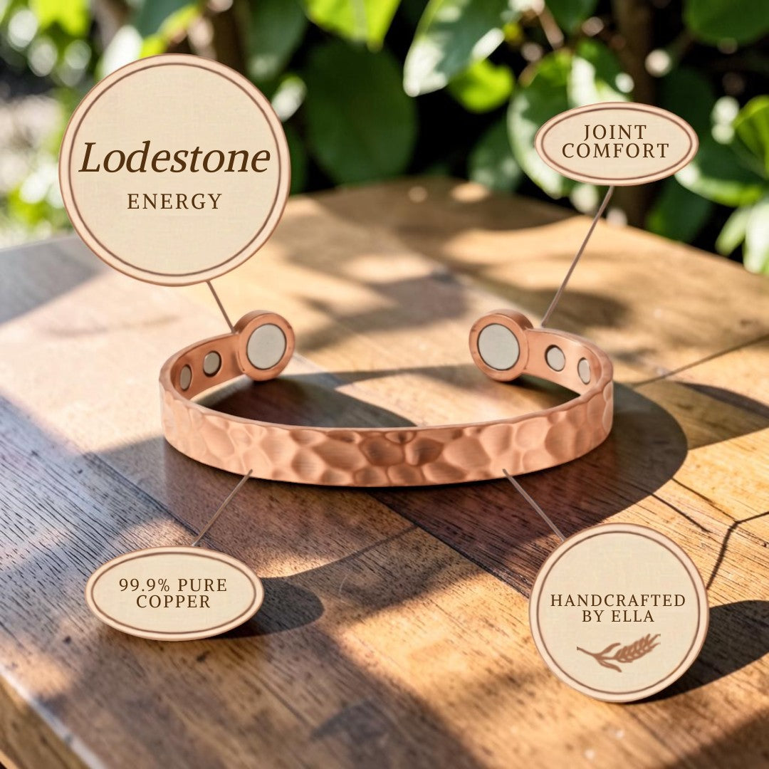 Mary's Lodestone Copper Bracelet