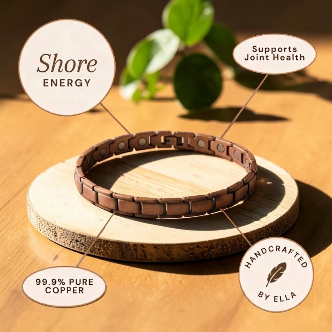 Mary's Shore Copper Anklet