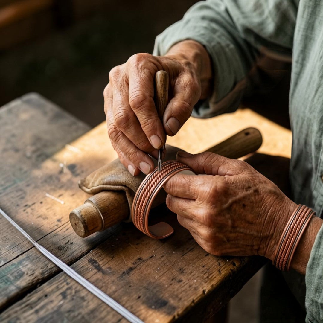 Mary's Aster Copper Bracelet