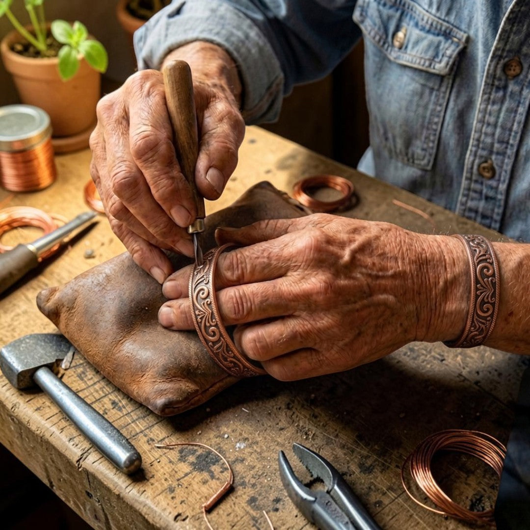 Mary's Rosa Copper Bracelet