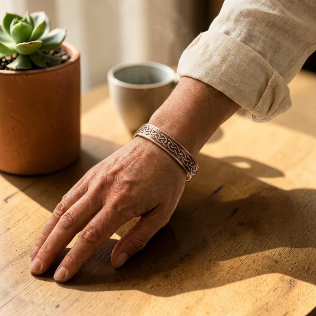 Mary's Lavandula Copper Bracelet