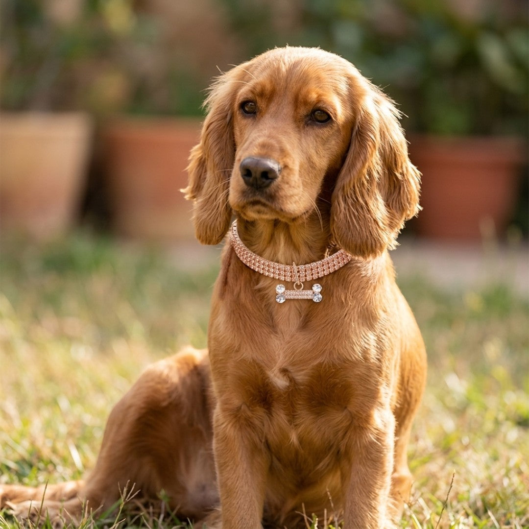 Mary's Loyal Copper Dog Collar