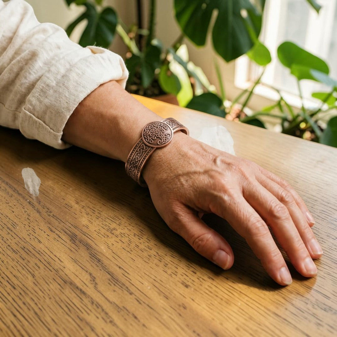Mary's Arbor Copper Bracelet