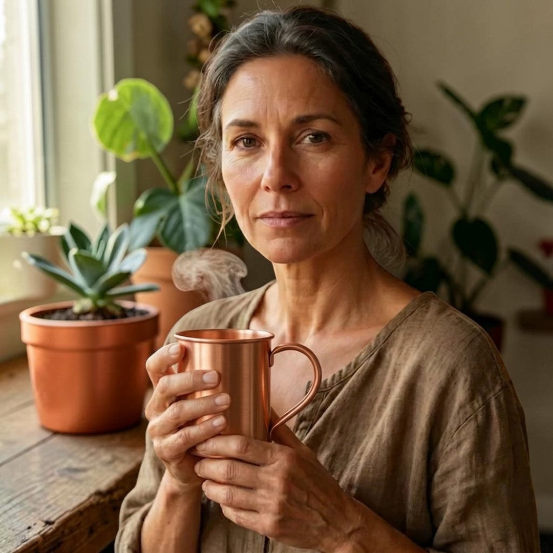 Mary's Copper Plain Mug 450ml