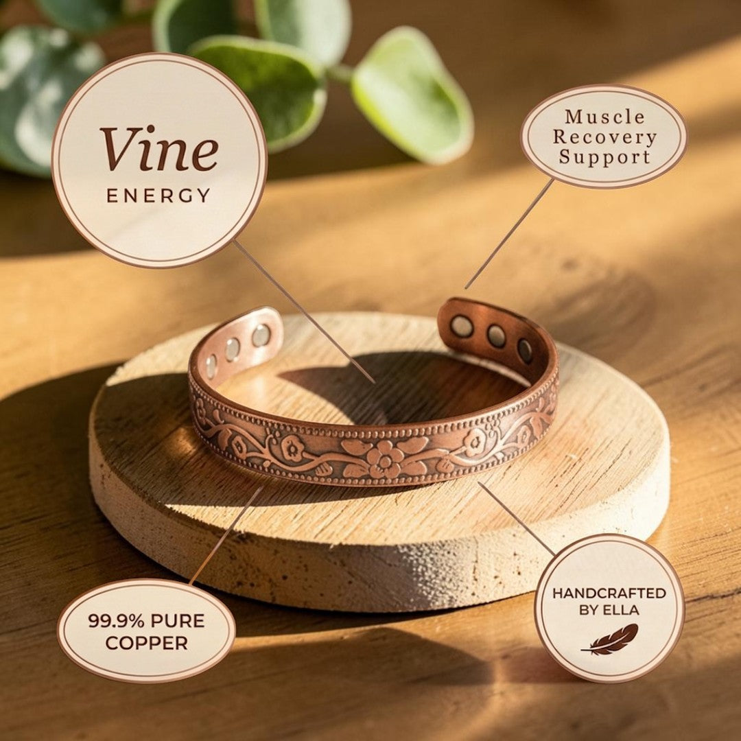 Mary's Vine Copper Bracelet