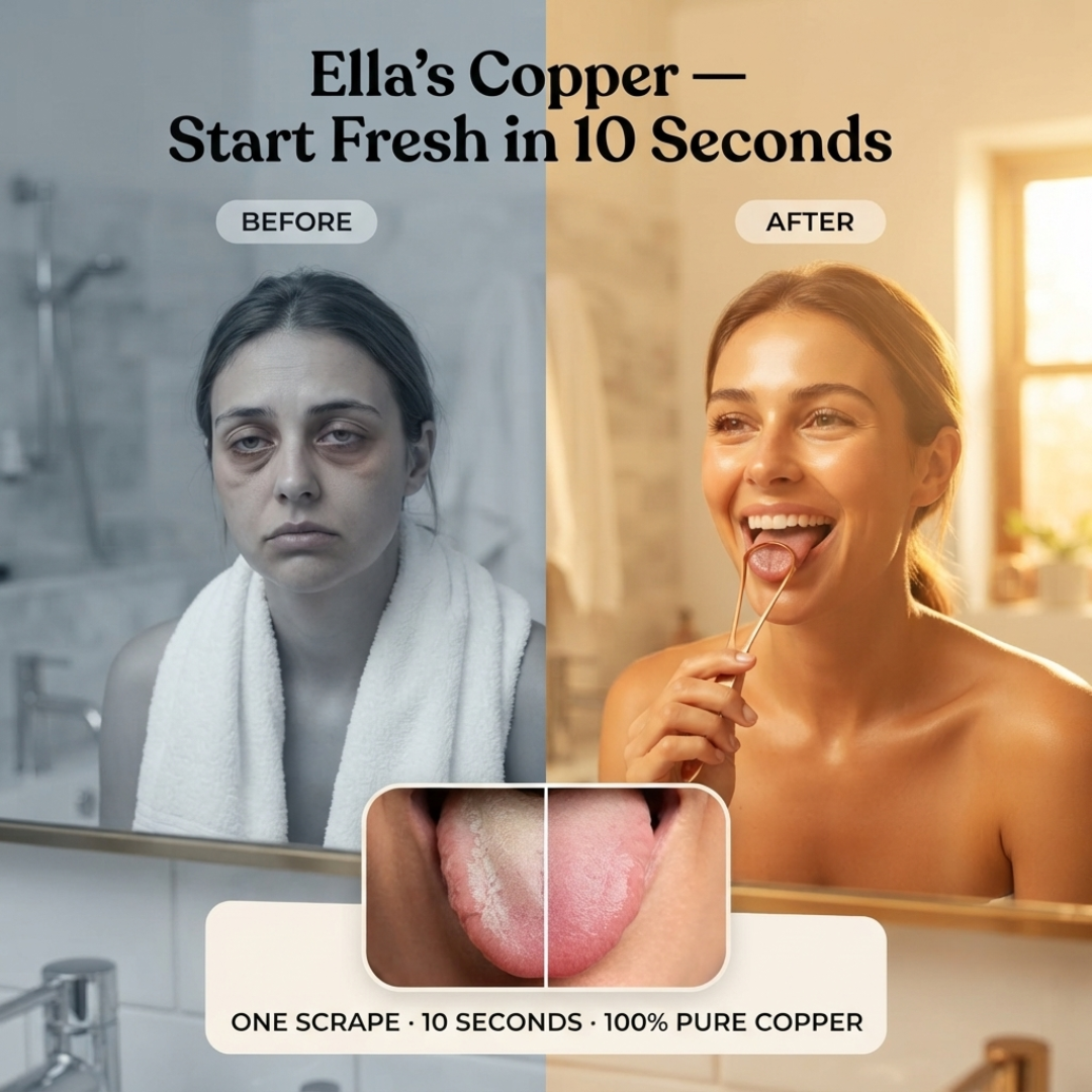 Mary's Copper Tongue Scraper