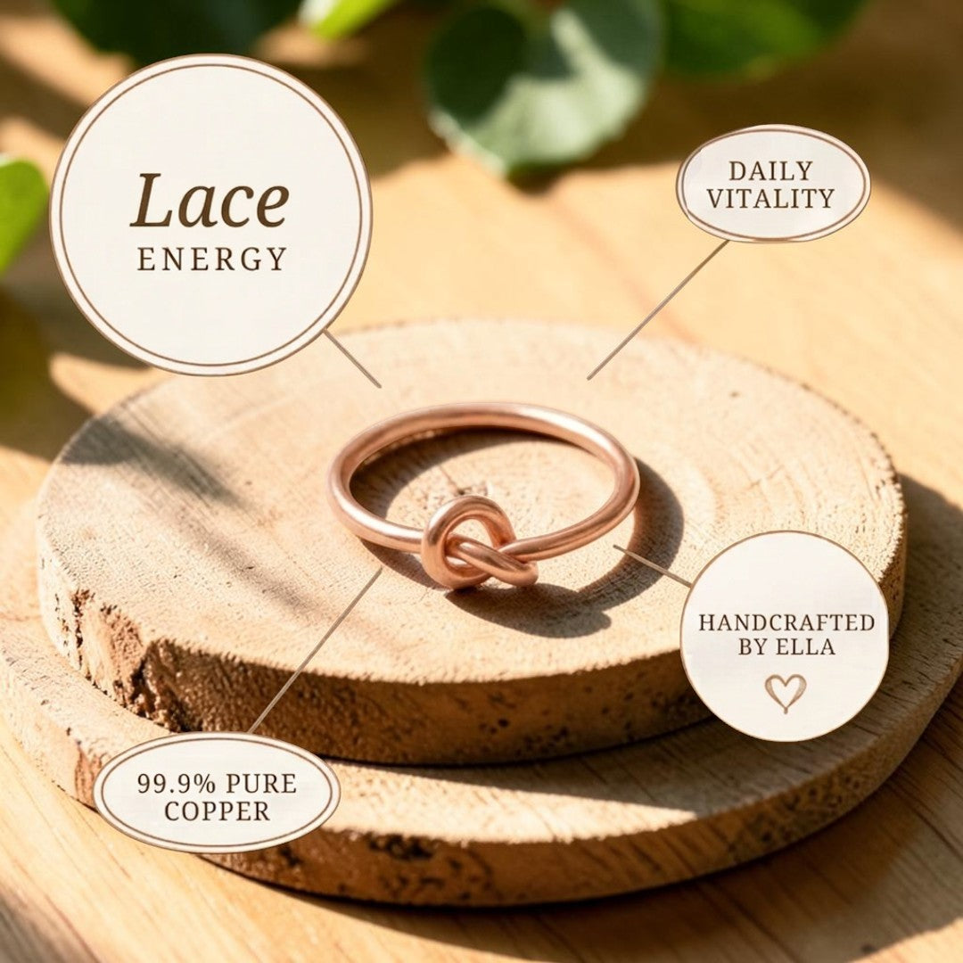 Mary's Lace Copper Ring