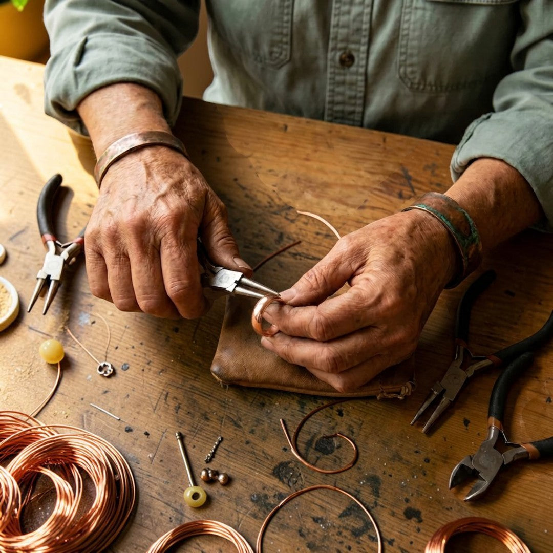 Mary's Plain Copper Ring