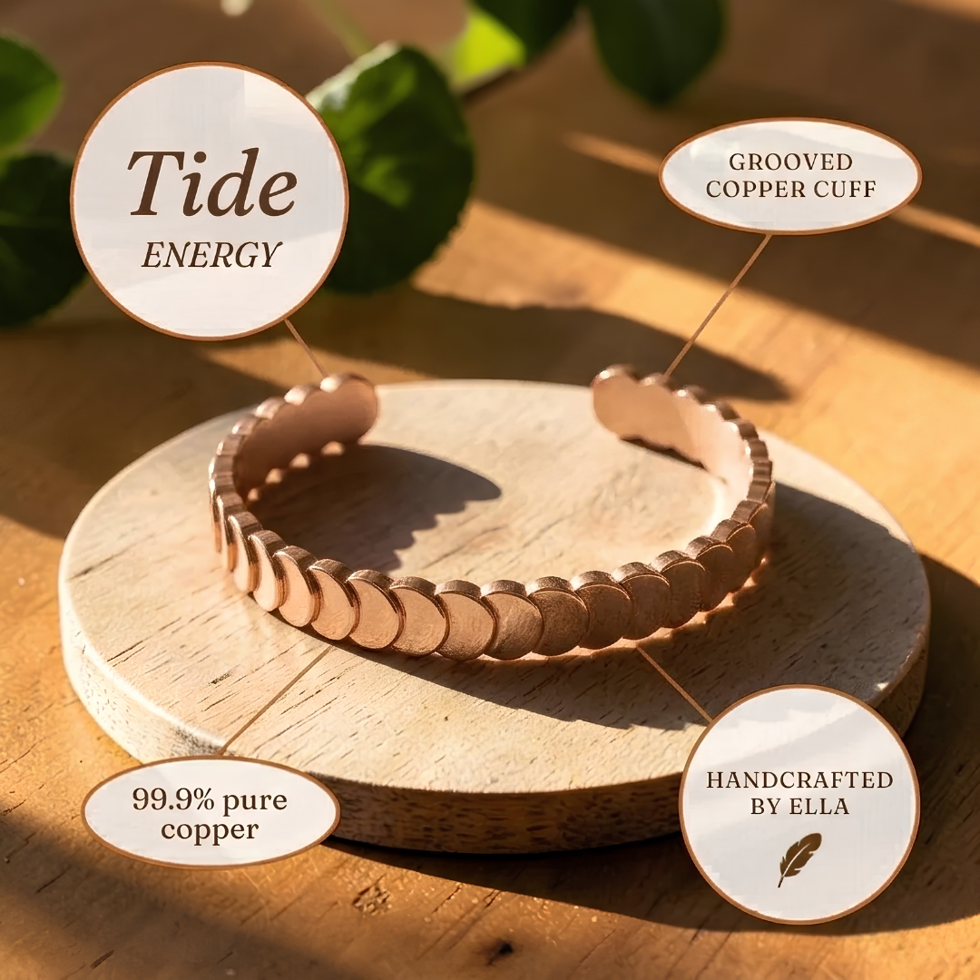 Mary's Tide Copper Bracelet