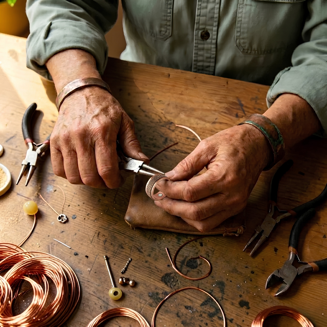 Mary's Arca Copper Ring