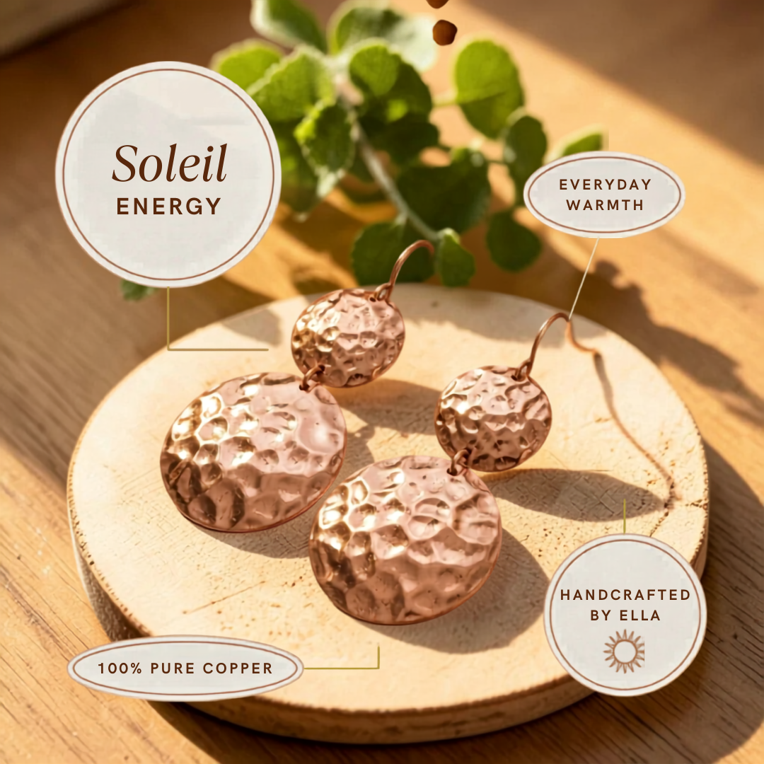 Mary's Soleil Copper Earrings