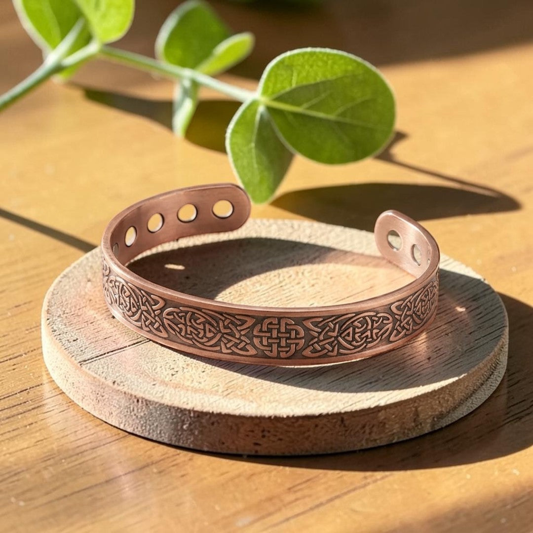 Mary's Orchis Copper Bracelet