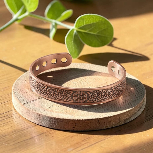 Mary's Orchis Copper Bracelet