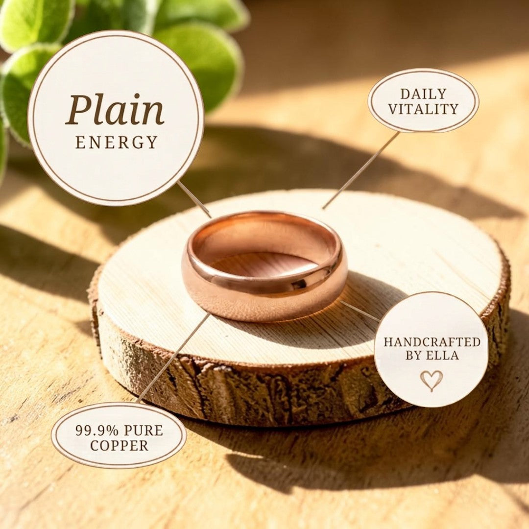 Mary's Plain Copper Ring
