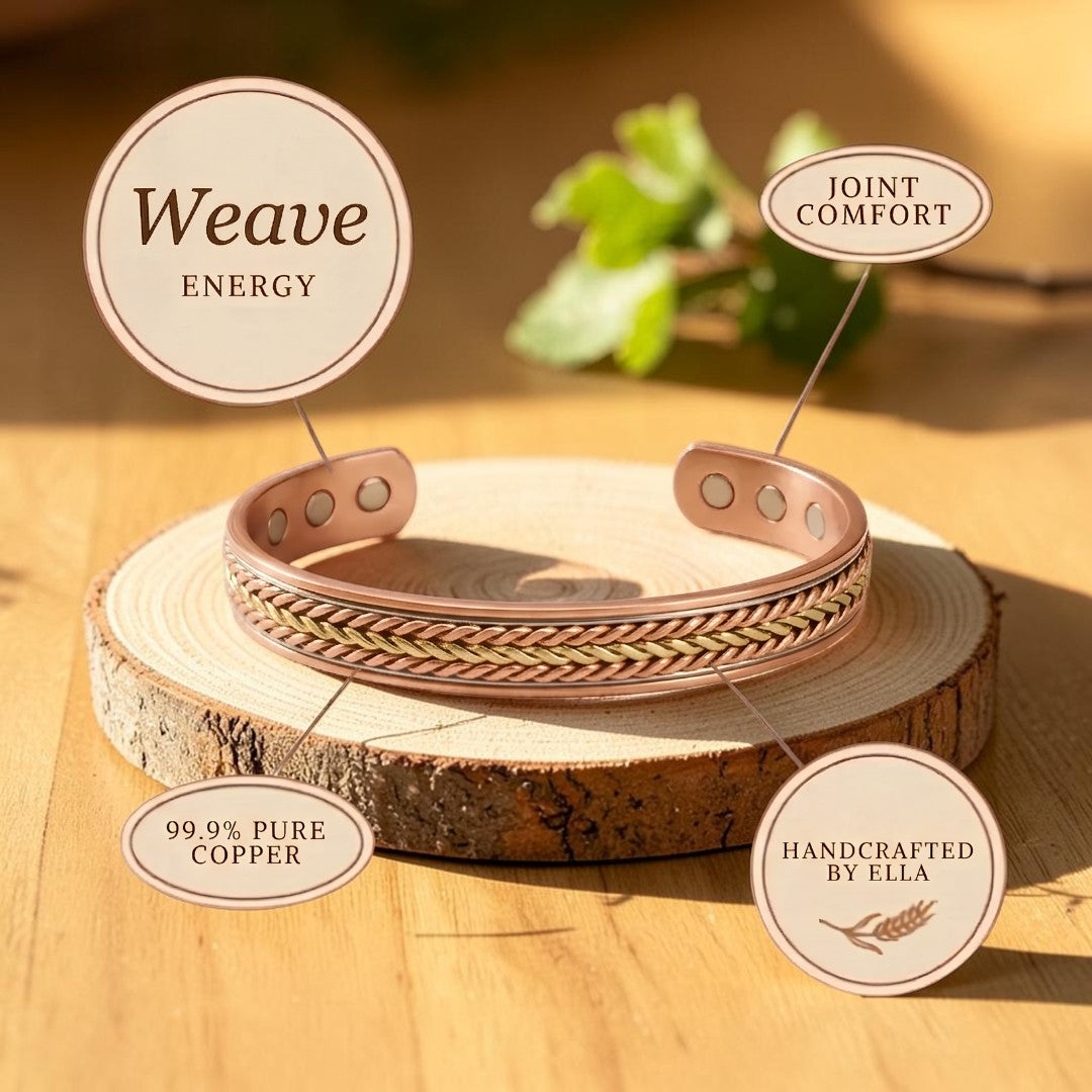 Mary's Weave Copper Bracelet