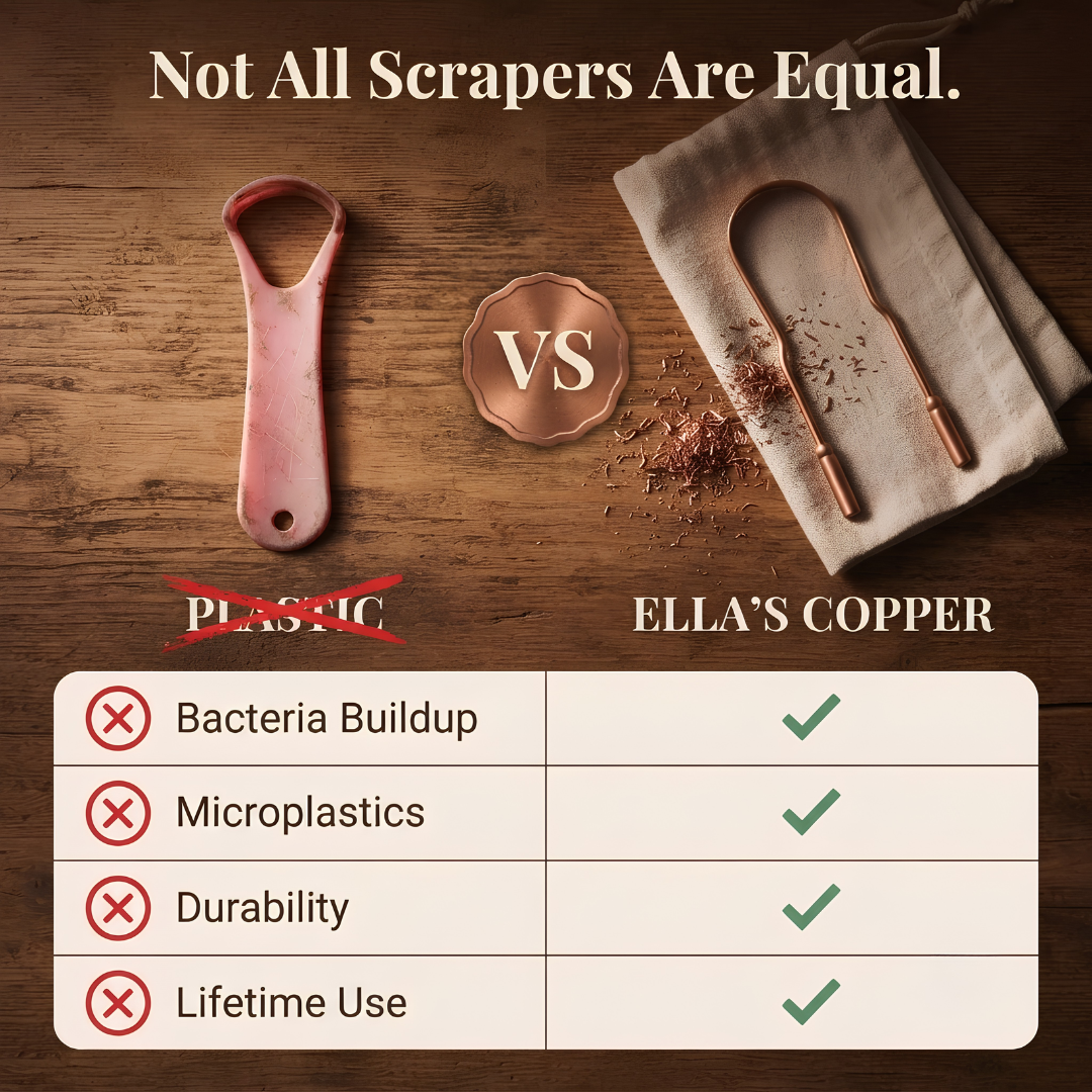 Mary's Copper Tongue Scraper
