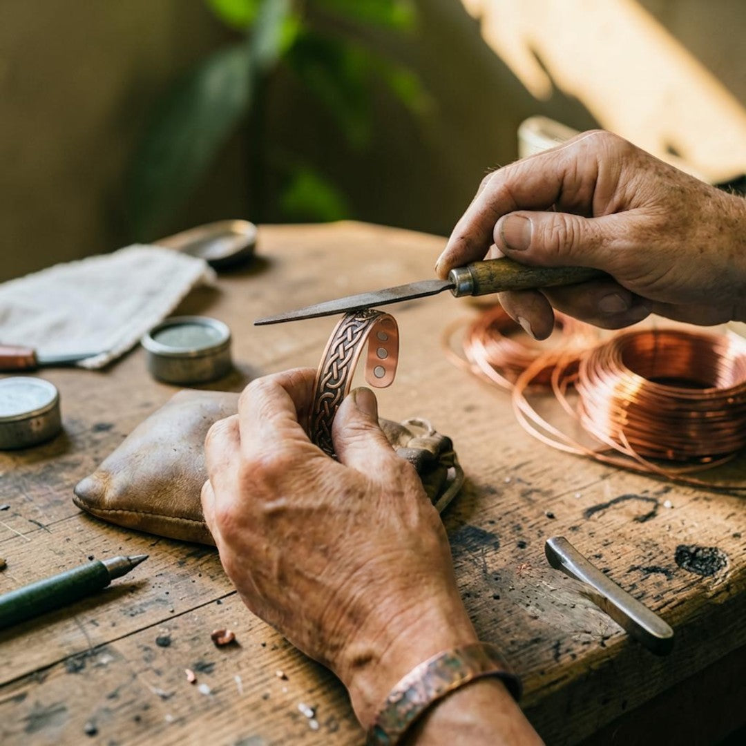 Mary's Lavandula Copper Bracelet