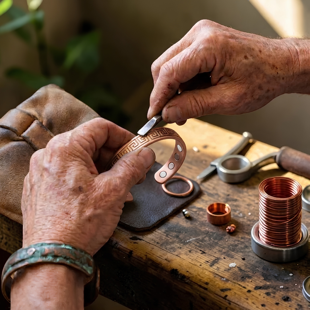 Mary's Farao Copper Bracelet