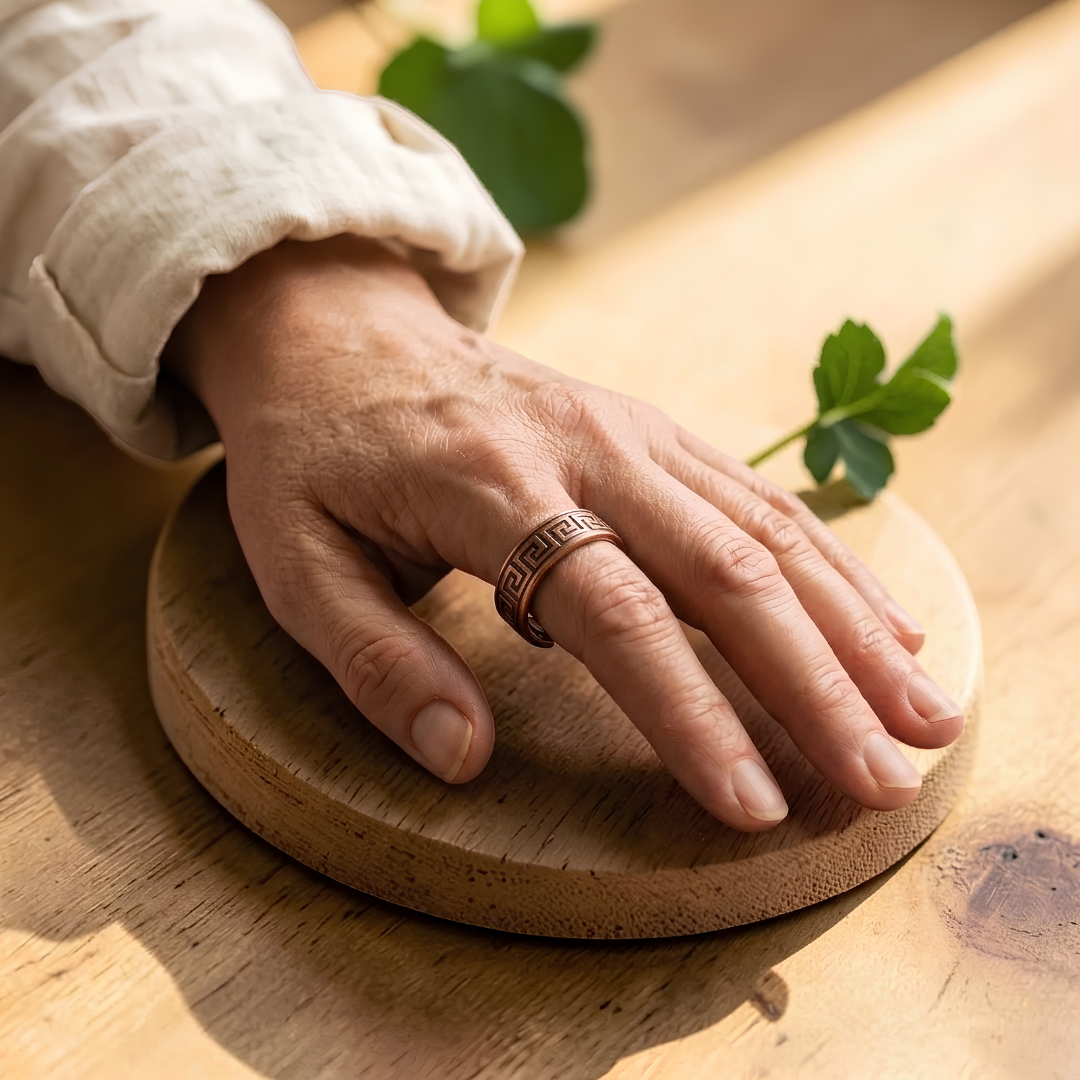 Mary's Farao Copper Ring