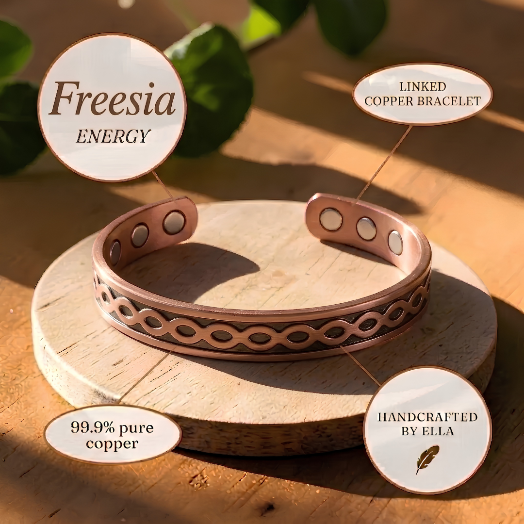 Mary's Freesia Copper Bracelet