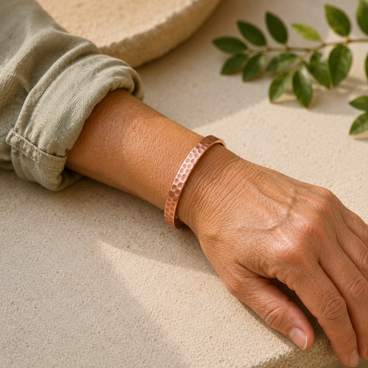 Mary's Lodestone Copper Bracelet